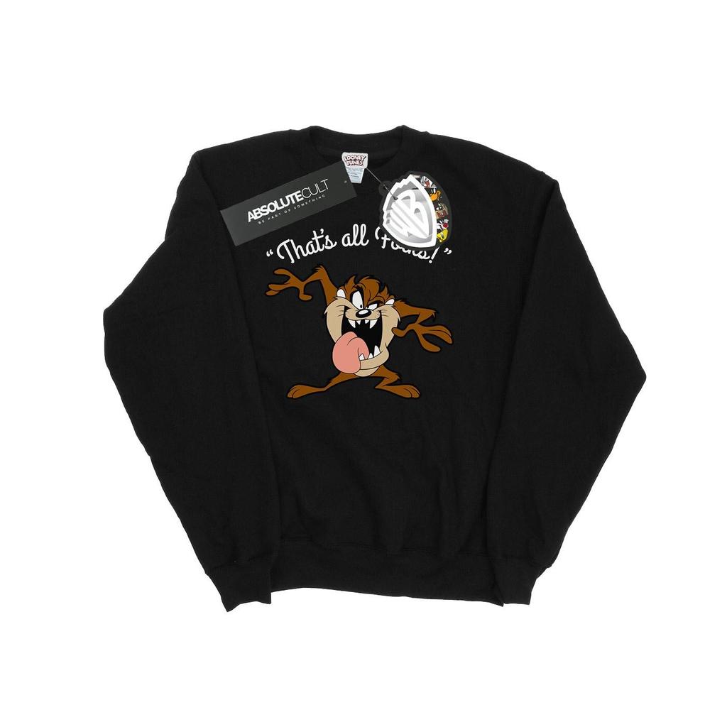 Looney Tunes Mens That´s All Folks Taz Sweatshirt