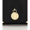 Samantha Vega Circle Lock Folding White Wallet/Mini Wallet, Women's,