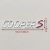 NEW 3D ABS Car Letters Logo Cooper S Rear Trunk Badge Emblem Decals Sticker For MI-NI R55 R56 F56 R50 R52 F55 JCW R53 Accessories