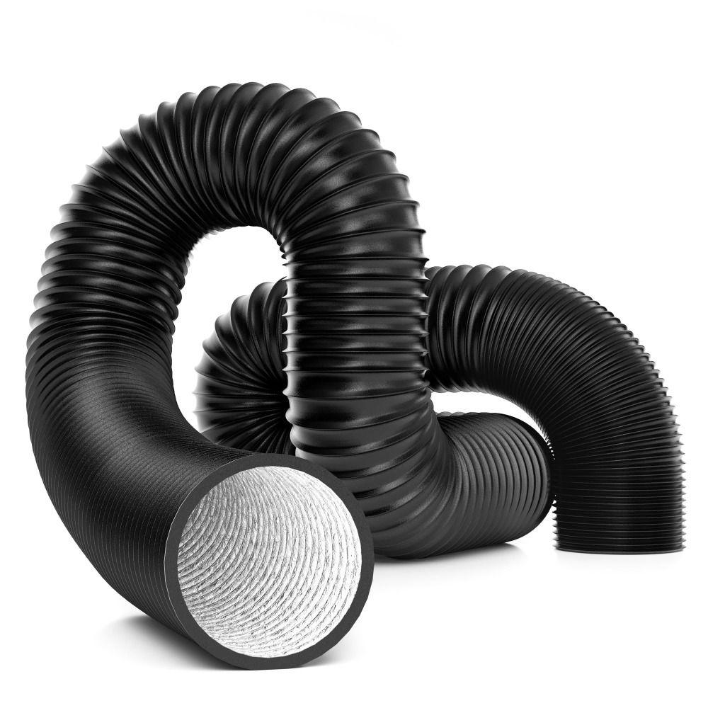 Insulated Dryer Vent Hose Aluminum Foil Exhaust Pipe Professional Air Ducting  Ventilation