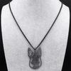 Hiphop German Shepherd Dog Pendant Necklace for Women Men Stainless Steel Black Color Punk Pet Chain Jewelry Collar NZZZ532S02