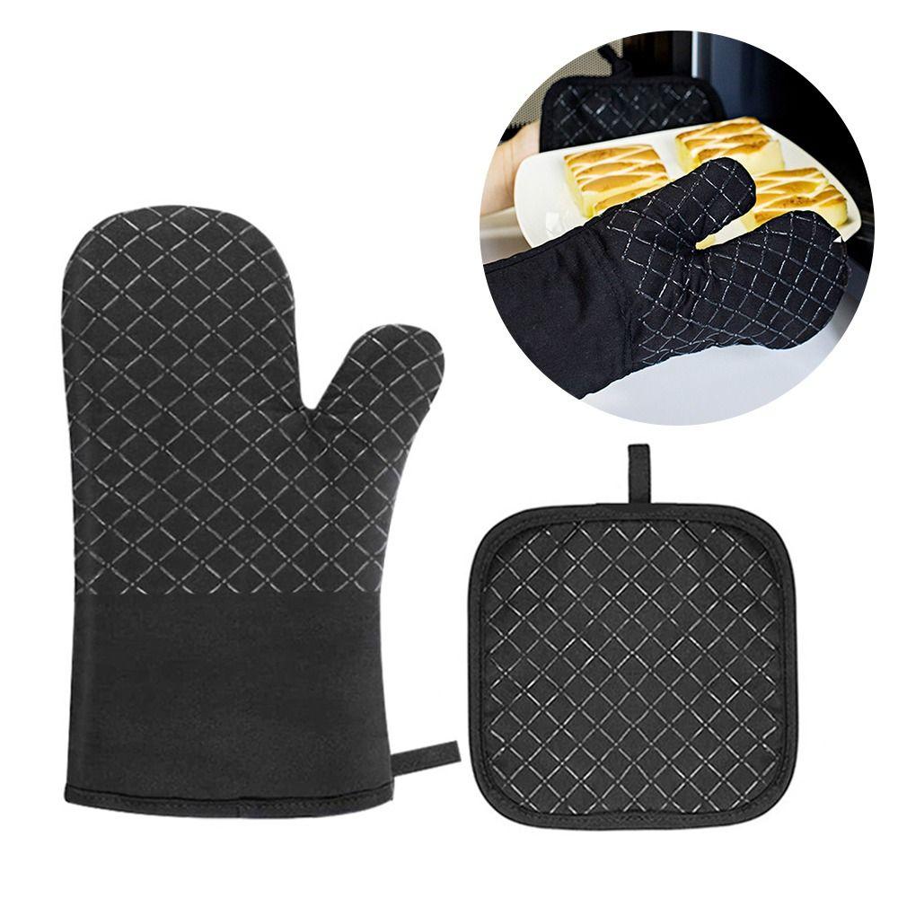 Anti-Scalding Baking Gloves Non-Slip Insulation Gloves Cake Oven Mitts