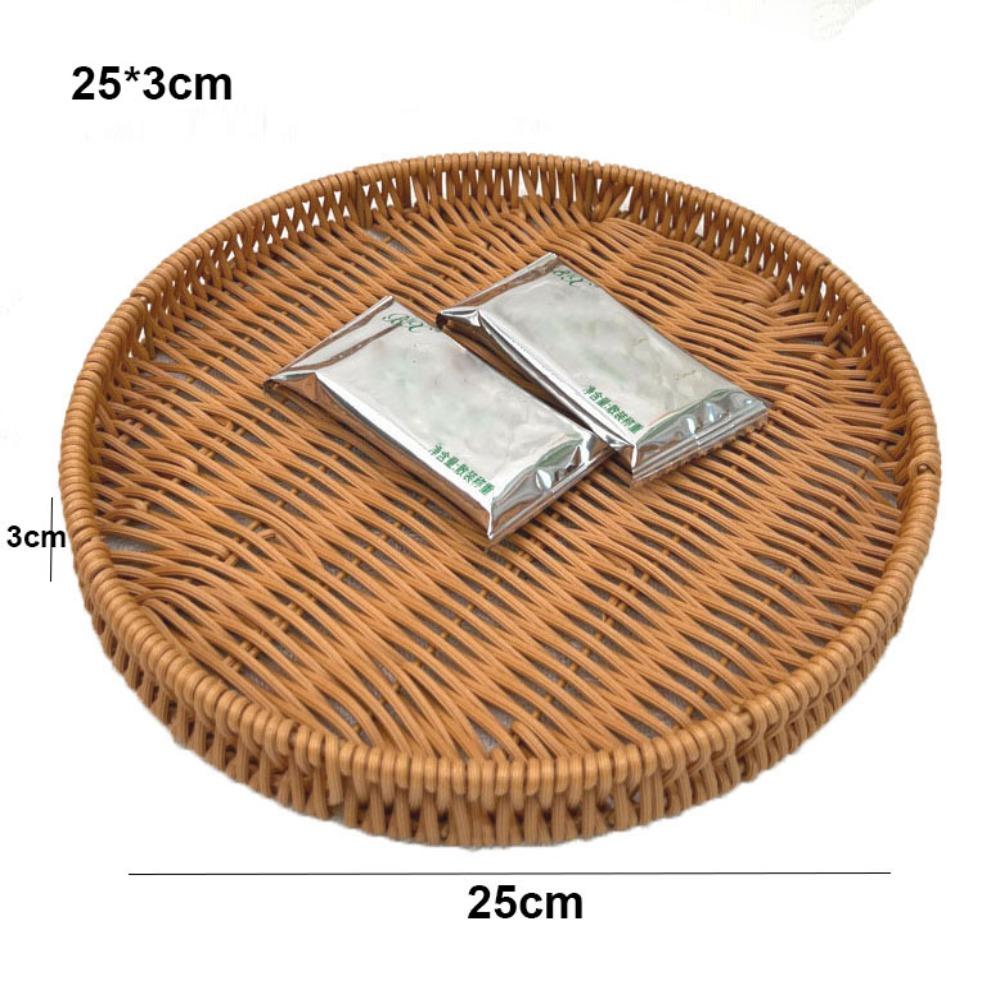 Tvrdost Chlebovník Ovoce Zelenina Košík Ručně pletený Ratanový košík