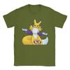 Streetwear Tshirt Renamon Classic Pose Pure Cotton T Shirts Novelty Tee Shirt For Unisex Beach Y2k Casual Short Sleeve Tees