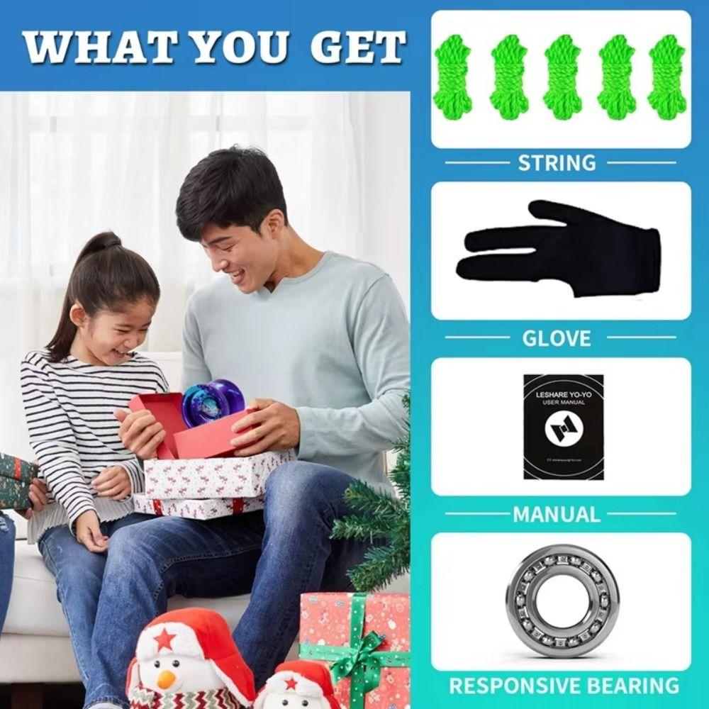 Bearing Strings Metal Yoyoball Aluminum Zinc Zinc Alloy Yo Yo Toys Classic Toys Yoyo Ball Beginners Advanced