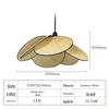 Pre-owned Wabi-sabi Rattan Pendant Lamp for Zen Tea Rooms & Creative Spaces