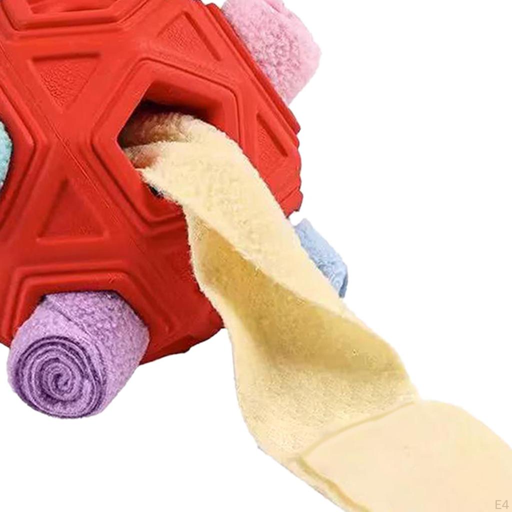 Dog Sniff Toys Slow Feeder Toy Interactive Game with Velvet And Rubber Frame Encourages Foraging