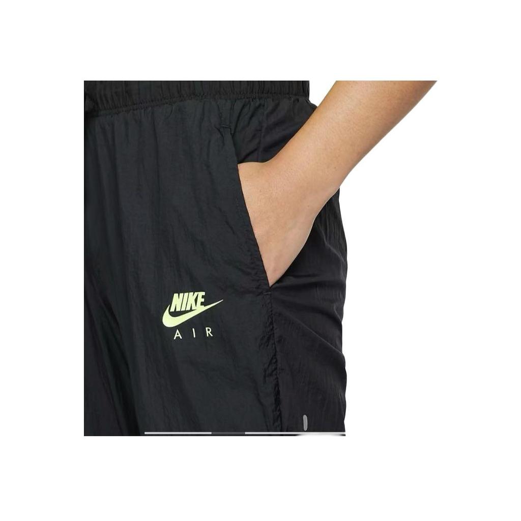 Nike Air Solid Logo Woven Breathable Casual Knit Sports Pants Women pants Black DJ0904-010