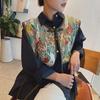 Vintage Bestickter Schulterschal Schal Wickeltuch Floral Schnürung Falscher Kragen Damen Schal Hemd Dekorativ