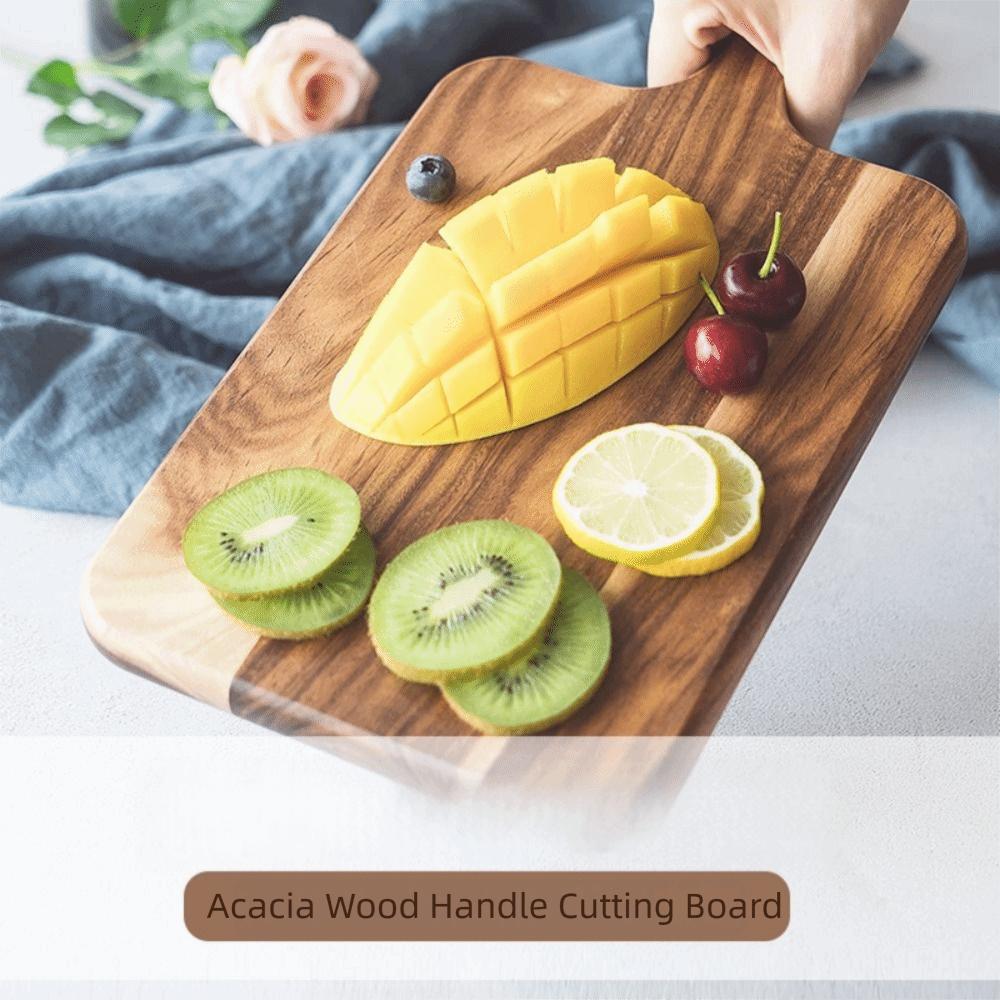 Saftrille Wurstwaren Serviertablett Mehrere Stile Pizzablech Langlebiges Holz Schneidebrett Brot