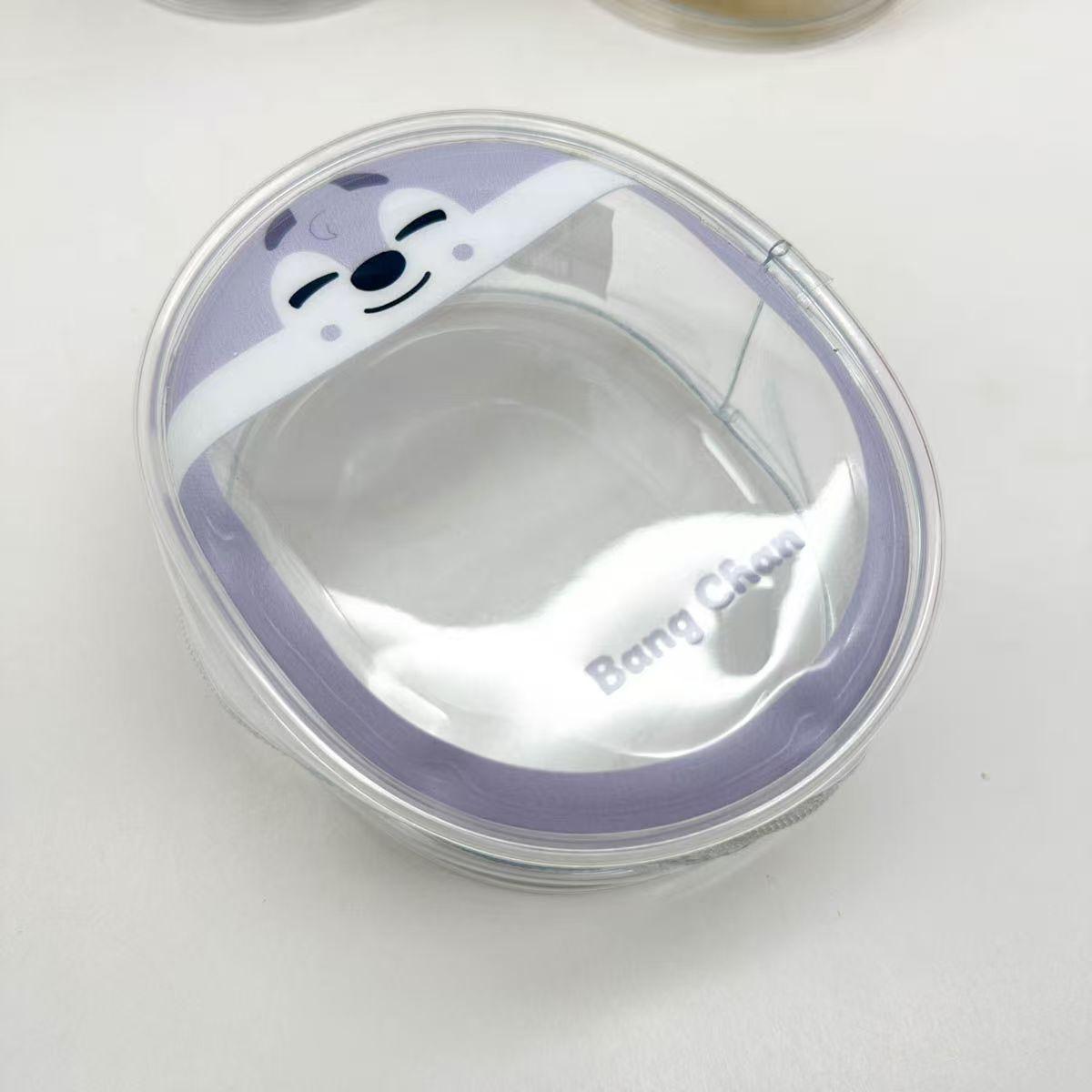 

ПВХ Сумка-кошелек на молнии для хранения брелоков и значков Stray Kids Bangchan