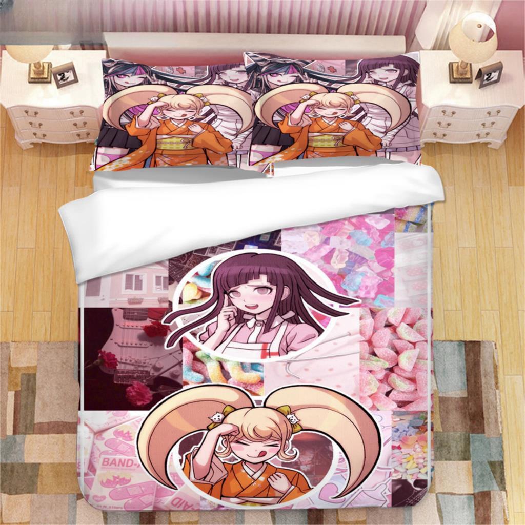 Mode Spiel Anime Hiyoko X Ibuki 3D Gedrucktes Bettwäscheset King Bettbezug Kissenbezug Bettdeckbezug Bettwäsche Bettbezüge