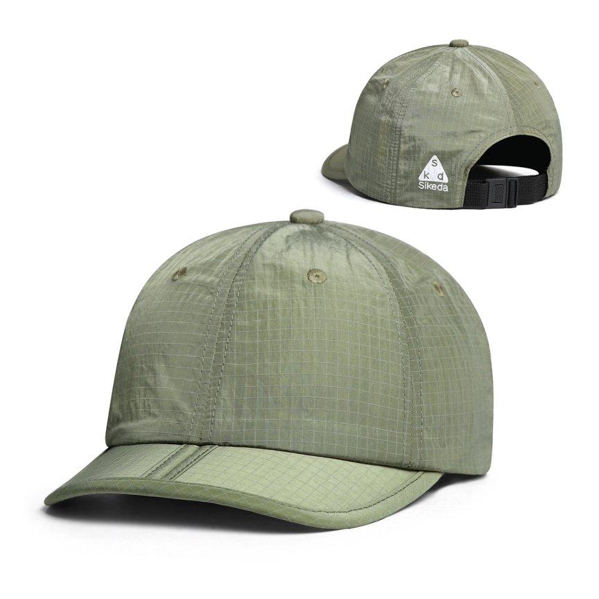 

Unisex Short Brim Baseball Cap for Men Women Nylon Material with Embroidered Letters Perfect for Outdoor Running Cycling Fashion Adjustable зелёный