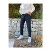 Washable Black Boyfriend Trousers