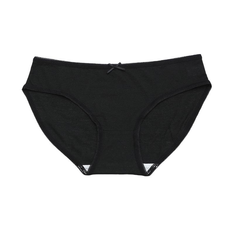 Nahtloser Damen-Tanga in Übergröße mit niedrigem Bund - Reine Baumwolle, Unifarben, Bequem, Hohe Elastizität, Atmungsaktiv.
