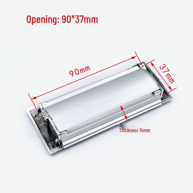 GUYU PLU-2 Recessed Aluminum Alloy File Cabinet Handle