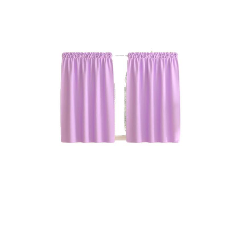 3-Layer Woven Sheer Curtain Panel Kitchen Bathroom Cafe - Light Filtering Striped Design Multiple Colors Sizes