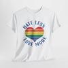 T-shirt Diritti Trans sono Diritti Umani | Maglietta di Supporto LGBTQ+ Odia meno ama di più