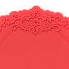 Silicone Placemat Nordic Vintage Lace Pattern Table Mats Heat Resistant Trivet for Hot Dishes Non-Slip Coaster for Kitchen Table