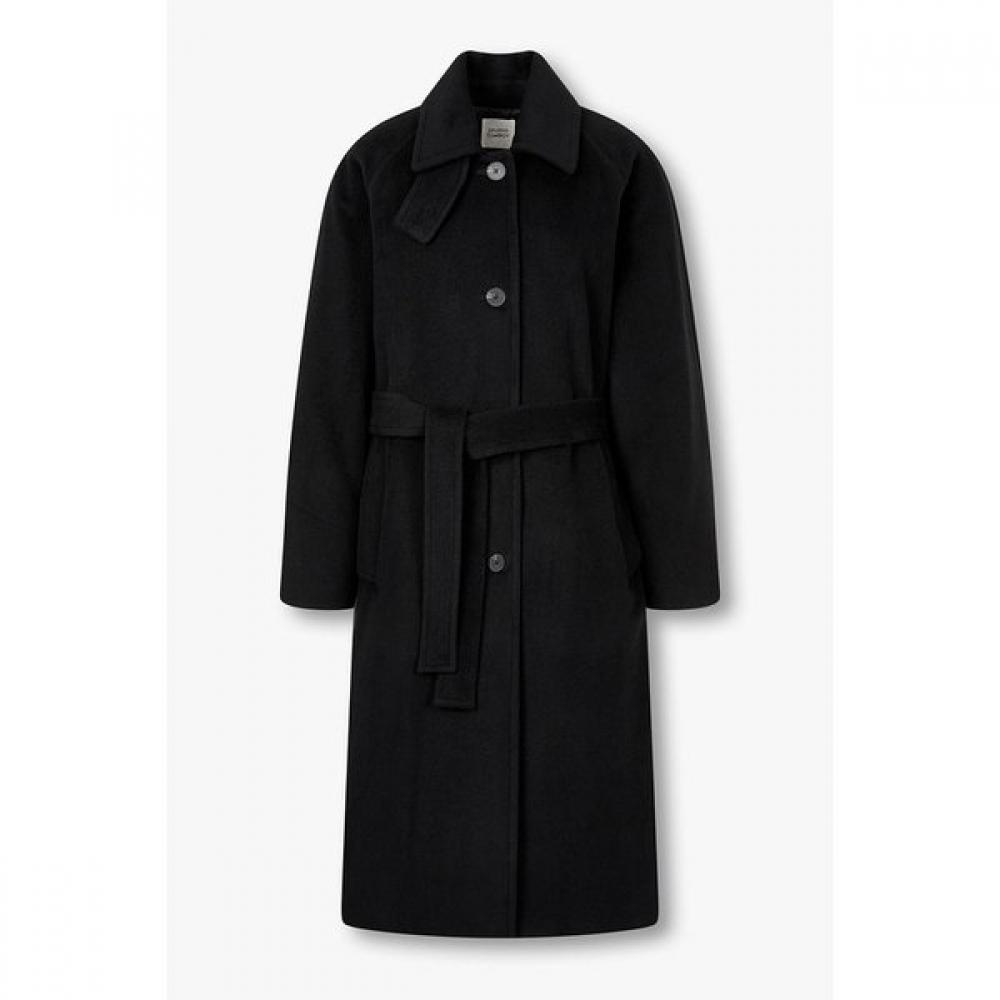 Studio Tomboy Oversized Padding Coat 9175411986 melange dark grey (87)/ONESIZE
