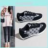 Stylish Women's Casual Low Top Sneakers With Floral Design And Comfortable Breathable Canvas Material