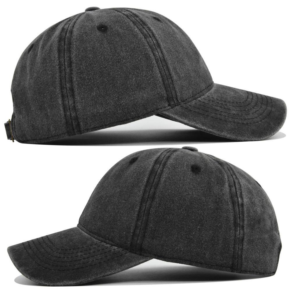 Retro Washed Cotton Baseball Cap Men Women Snapback Hat Y2k Hip Hop Caps Solid Color Hat Bone Casquette Outdoor Casual Sport Hat