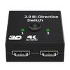 4K Switch KVM Bi-Direction 1x2/2x1 HDMI-compatible Switch 2 In1 Out for TV Box PS4/3 Switcher Adapter HDMI-Compatible Splitter