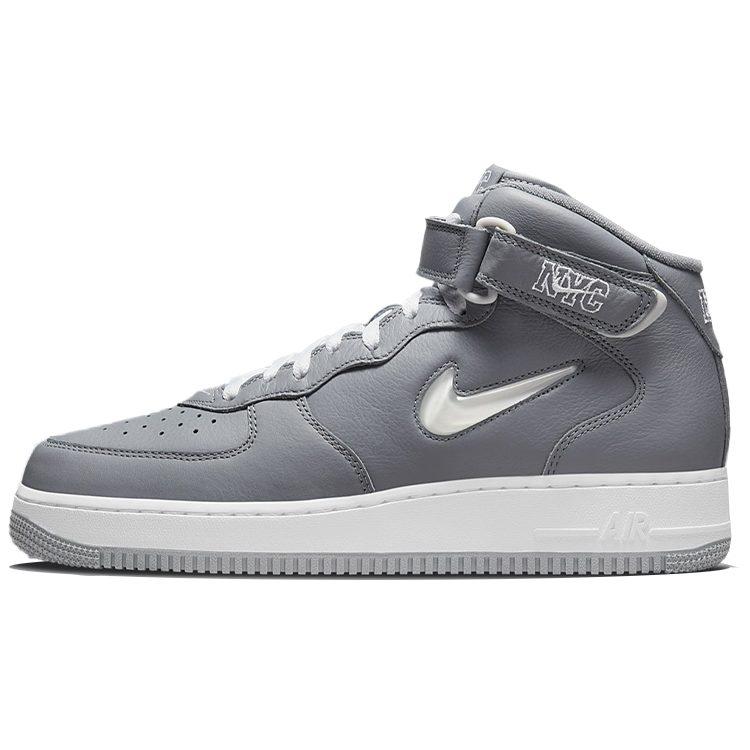 Nike Air Force 1 Mid Jewel Qs 'NYC Cool Grey' DH5622-001 37.5