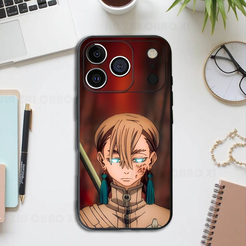 

G-Gachiakuta Enjin Rudo Tsuna Zanka Silicone Phone Case For IPhone 17 16 15 14 13 12 11 X XS Plus Pro Max Shockproof Soft Cover iPhone17promax