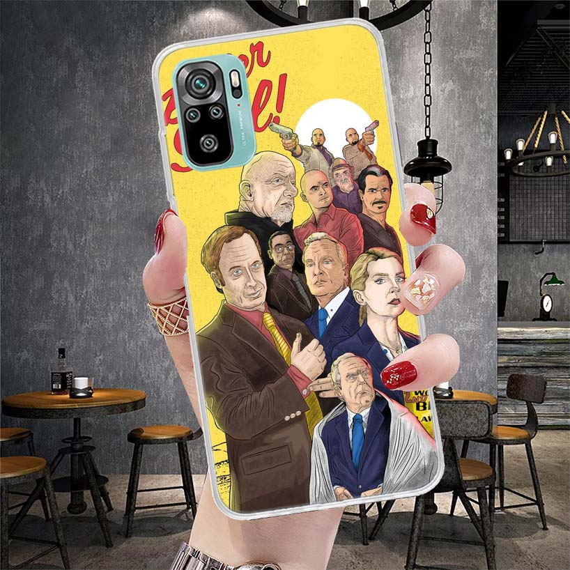 Better Call Saul TV Soft Phone Case For Xiaomi Redmi Note 15 14 14S 13 12 Pro Plus 12S 11 11S 11E 10 10S 11T 5G Fundas Coque Red
