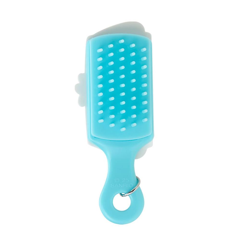 Sanrio Mini Brush Charm Deco Pochacco Body and ABS Resin Brush Polypropylene Keychain Comb 413321 (Kira Miniature) Plate (Bristles)