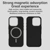 For iPhone 16 Pro Case Compatible with MagSafe TPU+PET Phone Cover with Rhinestone Decor Lens Frame
