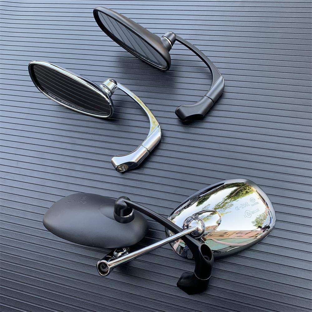 For mt09 mt07 cb400 cb500x z900 z800 z750 8/10MM Motorcycle Rearview Mirrors E-bike Scooter Rear View Side Mirrors FD39773949