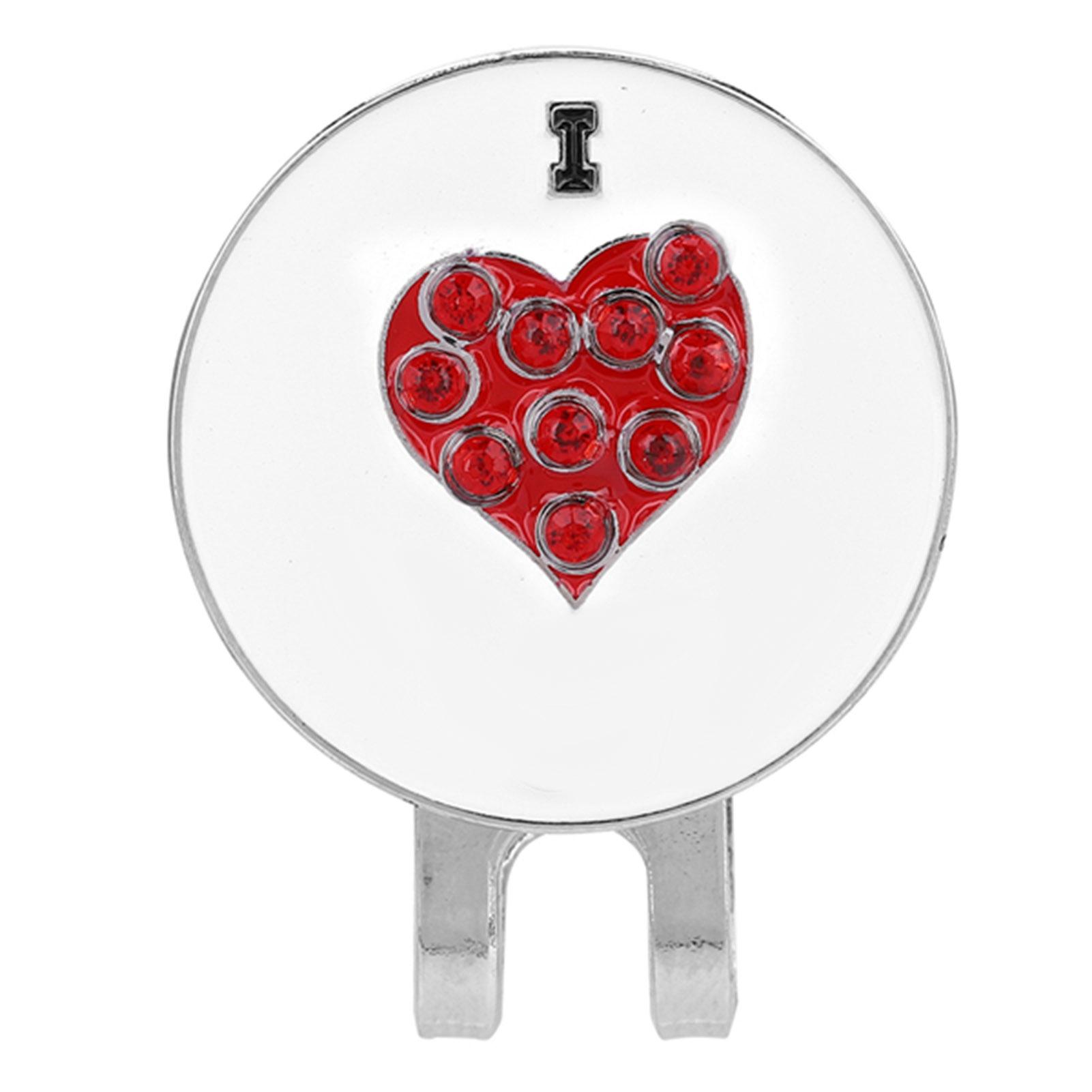 

Durable Metal Golf Mini Magnetic Ball Marker Golfer Hat Visor Clip Accessory