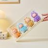 1Pc blind box storage box suitable for mini labubu4.0 transparent tape rack and small statue storage box
