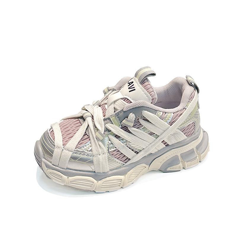 

Детская обувь для девочек спортивная обувь Париж кроссовки папы 2025 новая весна и осень для мальчиков кроссовки легкие и модные 30