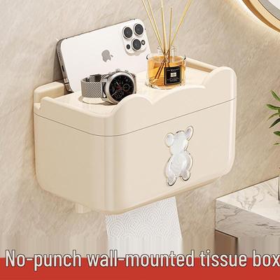 Portarotolo da Toilette e Portaoggetti da Parete Impermeabili