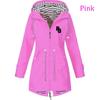 Women Outdoor Waterproof Rain Jacket Casual Loose Hooded Windproof Windbreaker Climbing Jackets Coat for All Seasons