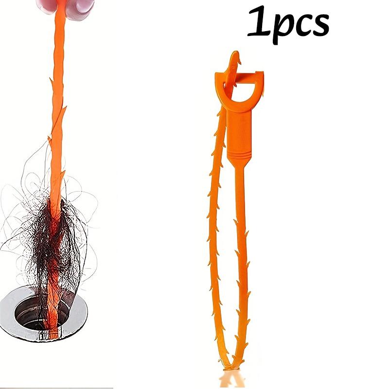 1-10PC Sewer Unclogger Bathroom Hair Sewer Sink Clean Pipe Dredging Shower Remover Household Cleanser Drainage Unblocking Tools