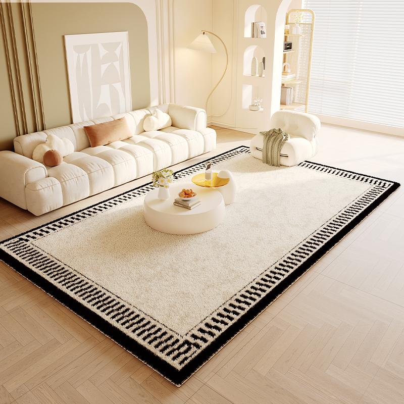 VIKAMA Cream Wind Carpet Living Room 2025 New Sofa Coffee Table Blanket Household Winter Thickened Anti-Slip And Dirt Floor Mat