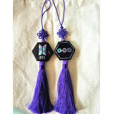 Korean Traditional Norigae - BTS Mother-of-Pearl Norigae, Handmade Limited Edition Concert Souvenir