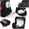 Zaino a strato singolo con stampa di gatti carini per ragazzi e ragazze Migliori regali Borsa scolastica a cartone animato piatto 2D per bambini Borse