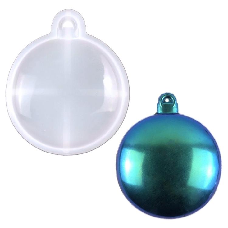 

Christmas Series Keychain Epoxy Resin Silicone Mold with Hole Pendant Mold чистый