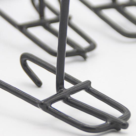 10 Stück Haken Verschleißfest Abnehmbar Metall Stabil Gitterwandaufhänger für Zuhause