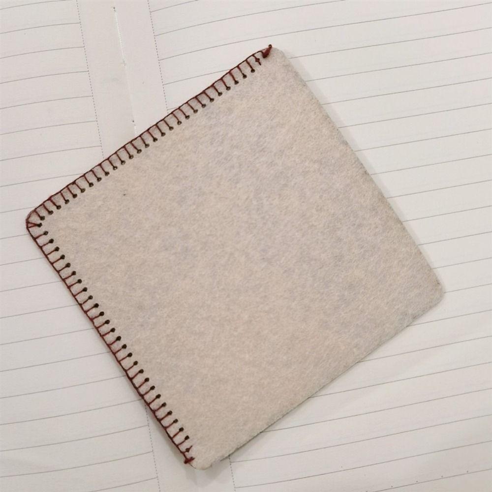 Flower Letter Embroidery Stitched Felt Corner Bookmark Felt Book Marker Clip Gift