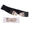 Elegant Wide Elastic Waistband Rhinestone Bow Knot Buckle Ladies Corset Belt Waist Dress Decoration