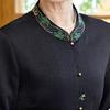 Sifen Jacke im chinesischen Stil mit Stickereien und Froschknöpfen