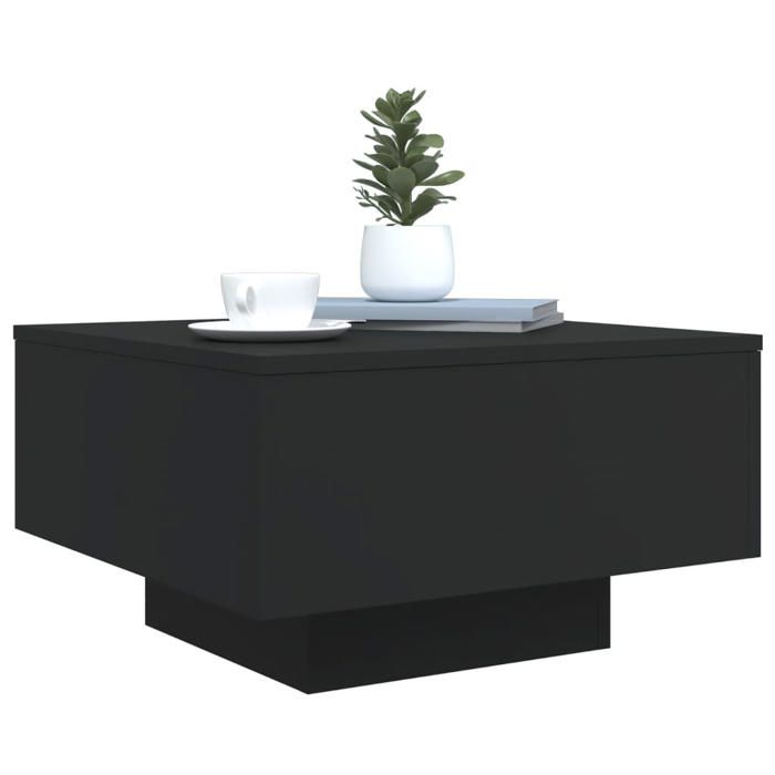 VidaXL Coffee Table Black 55x55x31 Cm Engineered Wood 836568