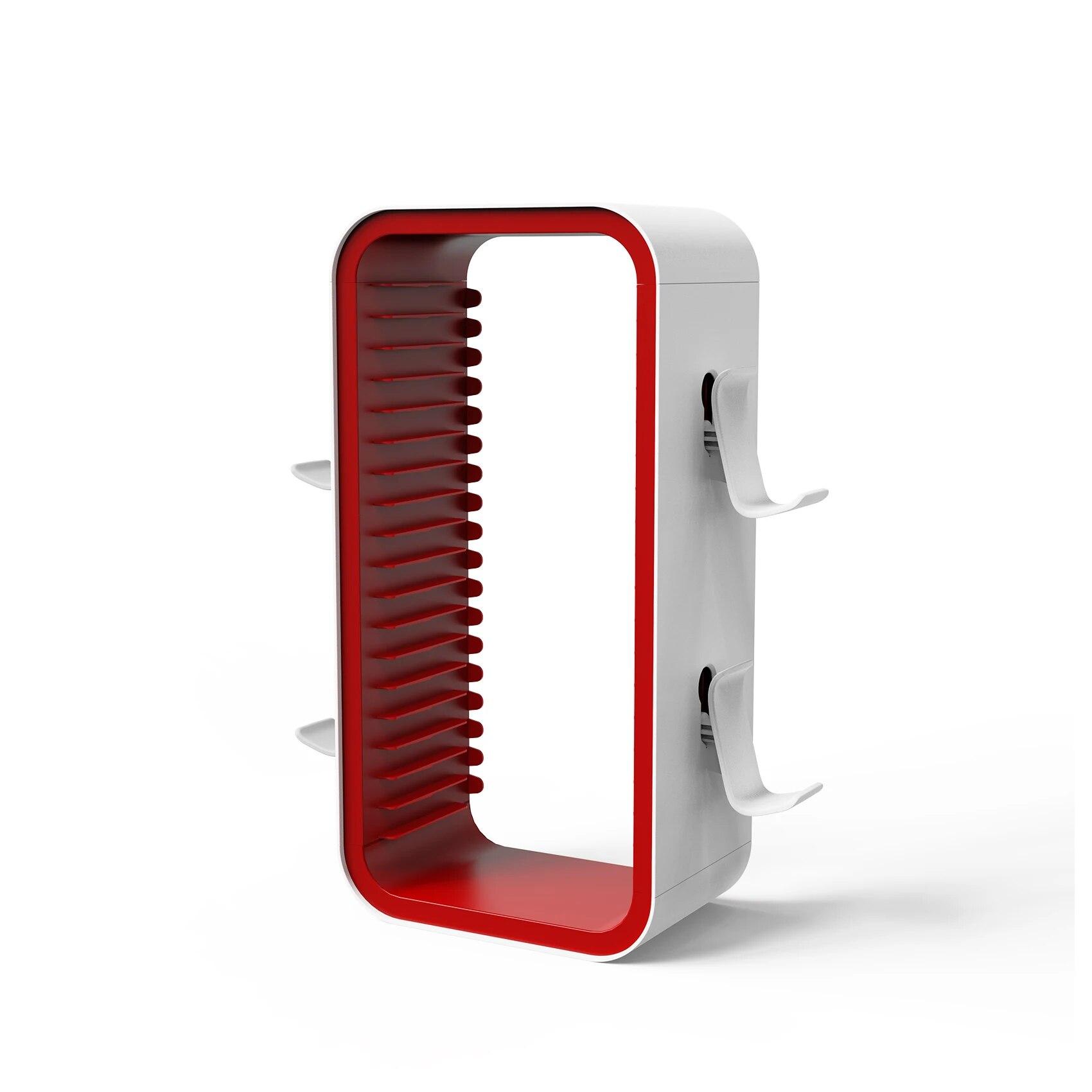 

LinYuvo Game Storage Tower — универсальный органайзер для видеоигр для PS4, PS5, Xbox, Switch и Blu-Ray — вмещает 18 дисков KP06