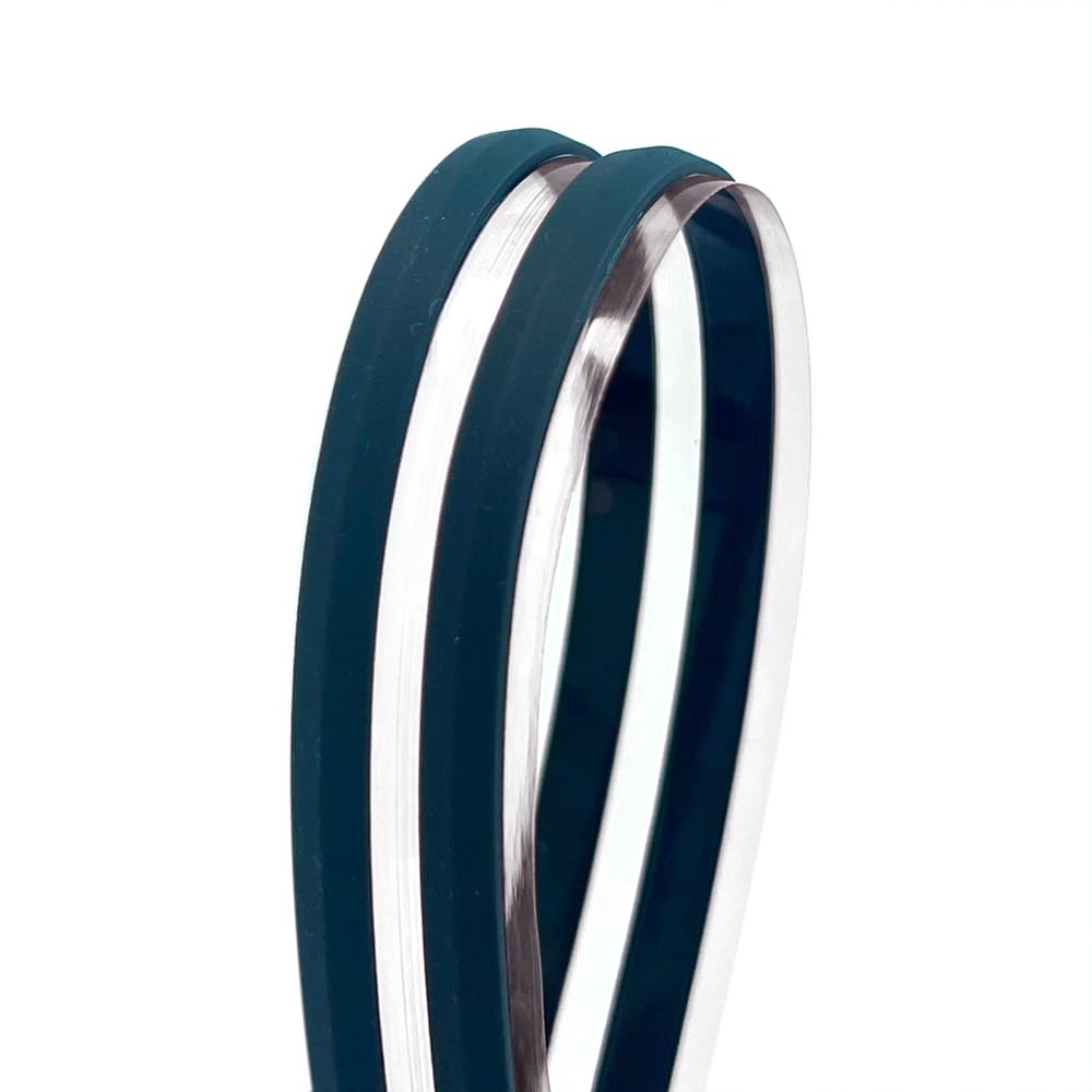 HSSDTECH Bottom Cover Rubber Non-Slip Bumper Feet Pads for HP SPECTRE X360 15-DF 15T-DF Black Gray (2-Pack)